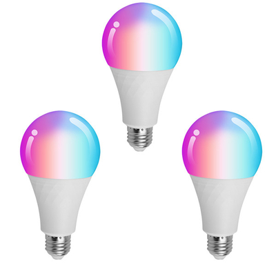 9W 12W Rainbow Smart WIFI RGB LED Bulb Light Stepless Disesuaikan