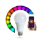 IP44 RGB E26 E27 LED Color Changing Bulb 250 Derajat Sudut Ringan