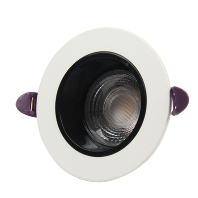 Downlight LED Tahan Air Die Cast Aluminium Untuk Dapur Anti Silau Ip44